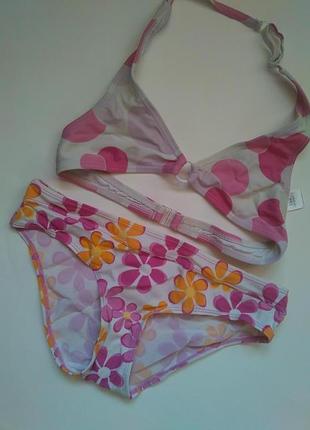 Прекрасний роздільний купальник на підлітка 11-13років, зріст 152-158см