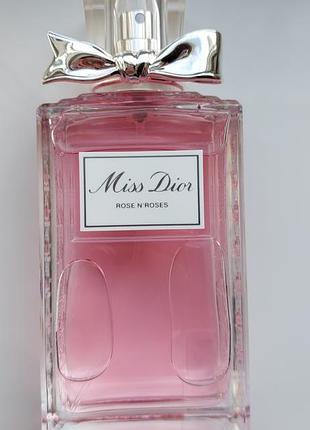 Распил, оригинал. туалетная вода miss dior rose n'roses