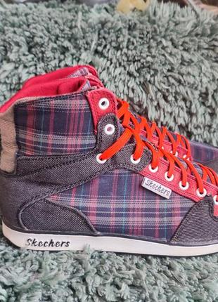 Кроссовки хайтопы skechers, 36 р., 23 см2 фото