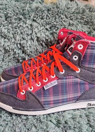 Кроссовки хайтопы skechers, 36 р., 23 см