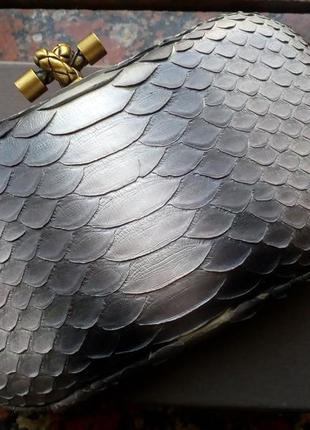 Італійський клатч зі зміїної шкіри1 фото