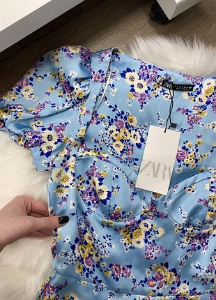 Шовкова сукня zara 4