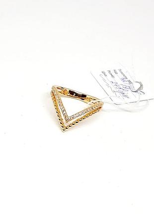 Кільце позолочене, колечко, позолота