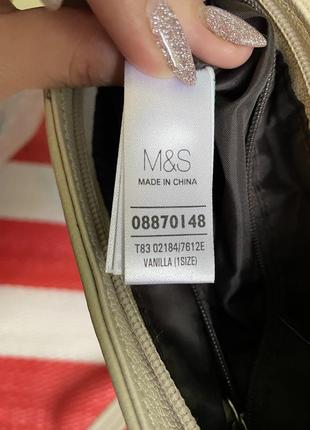 Шикарная кожаная сумка marks&spencer /кроссбоди /кожа5 фото