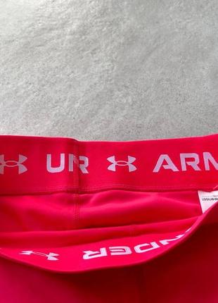 Шорты under armour новые беговые короткие женские розовые спортивные10 фото