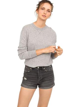 Оригинальные джинсовые шорты от бренда  mom fit h&m  0468480002 разм. 34, 38