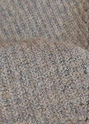 Шикарный теплый удлиненный мирер пуловер,туника,xl7 фото