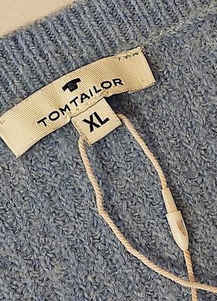 Шикарный теплый удлиненный мирер пуловер,туника,xl8 фото