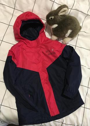 Куртка деми на девочку 6-8 лет