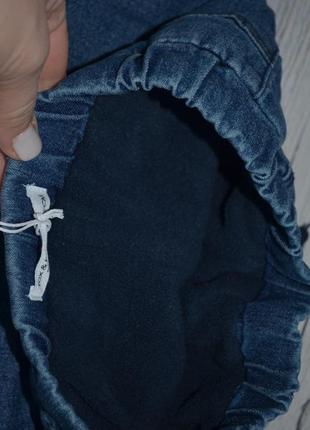 1-2 / 2-3 роки фірмові штани джинси джоггери дівчинці утеплені флісом на флісі sinsay8 фото