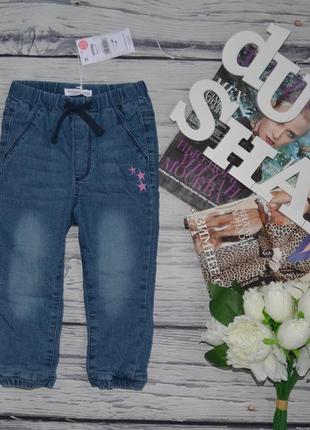 1-2 / 2-3 роки фірмові штани джинси джоггери дівчинці утеплені флісом на флісі sinsay4 фото
