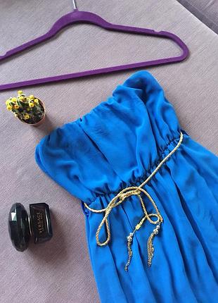 Шикарне ошатне плаття, сарафан без бретель ( віскоза ) made in italy