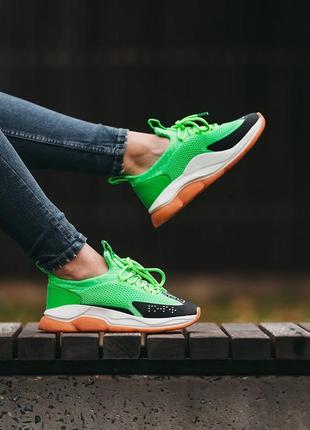 Стильні жіночі кросівки зеленого кольору cross chainer green3 фото