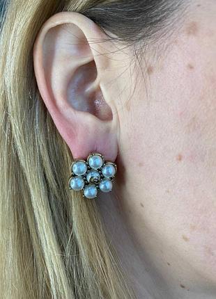 Брендовые серьги 6