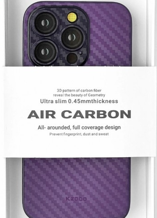 Карбоновий чохол k-doo air carbon для iphone 14 pro purple карбоновий чохол k-doo air carbon для iph