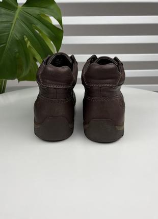 Оригінальні чоловічі шкіряні черевики clarks gore-tex4 фото