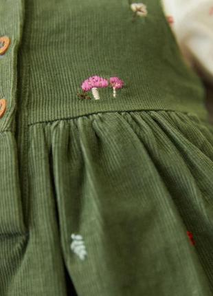 Дитяча сукня, боді та колготки з 3 предметів (0 місяців-2 роки)3 фото