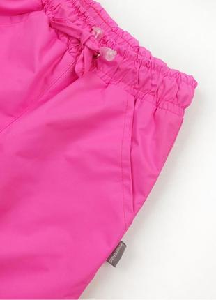 Демі штани з плащівки на флісі для дівчинки3 фото