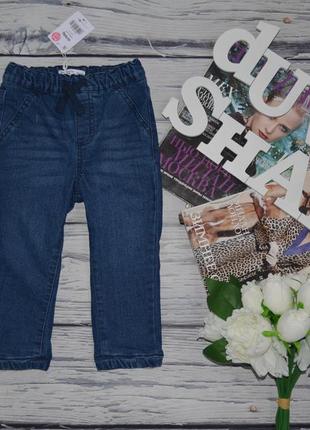 12-18/1-2/2-3 года фирменные штаны джинсы джоггеры мальчишки утепленные флисом на флисе sinsay4 фото