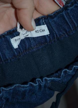 12-18/1-2/2-3 года фирменные штаны джинсы джоггеры мальчишки утепленные флисом на флисе sinsay7 фото