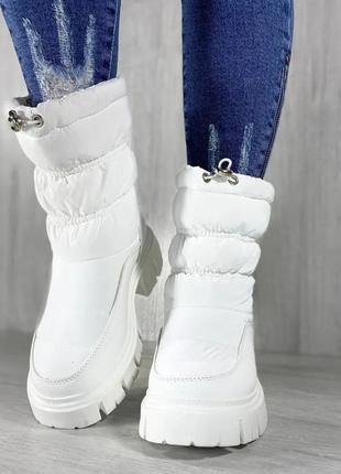 Жіночі зимові чоботи сапоги дутики2 фото