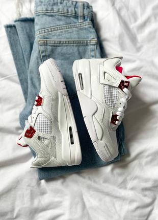 Жіночі кросівки nike air jordan 4, женские кроссовки найк аир джордан рэтро 410 фото