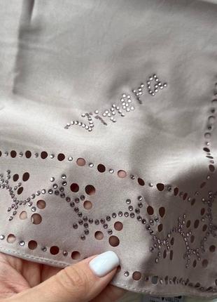 Стильный платок из дунайского атласа, производитель туречки.3 фото