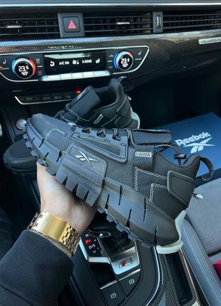 Кроссовки reebok zig kinetica edge black white 6