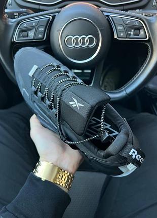 Кроссовки reebok zig kinetica edge black white 2