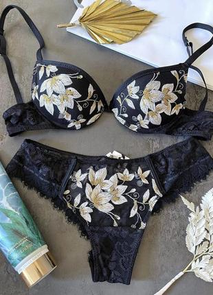 Комплект белья intimissimi из коллекции chic foliage🌿5 фото