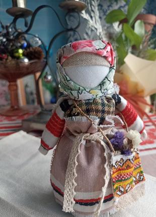 Лялька мотанка,, благополучниця,,-16 см оберіг.