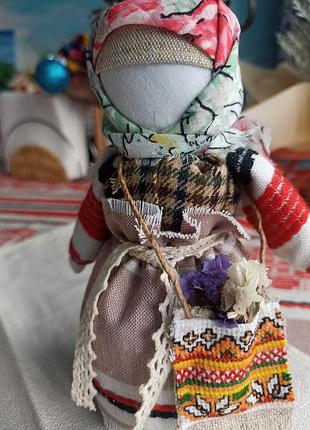 Лялька мотанка,, благополучниця,,-16 см оберіг.
