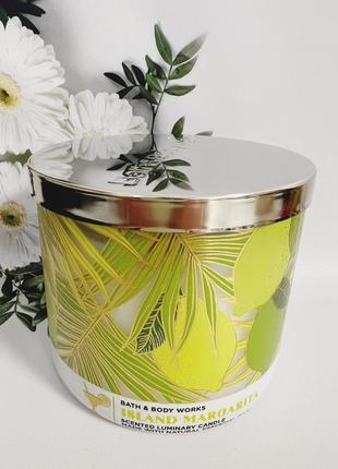 Свічка 3-фітіля island margarita від champagne toast bath and body