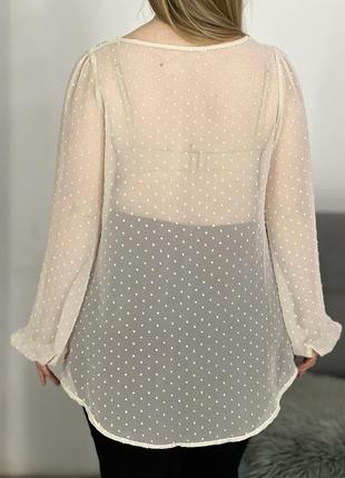 Ніжна шифонова блуза в стилі бохо №7210 фото