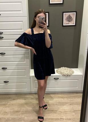 Велюрова сукня