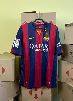 Новая мужская футболка nike dri - fit fc barcelona