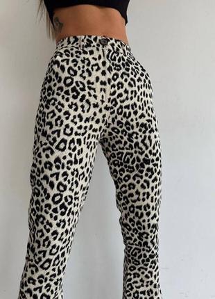 Леопардовые брюки2 фото