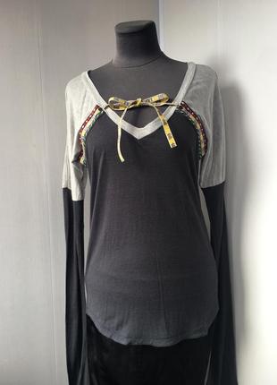 Diesel! лонгслив стильна футболка трикотажна блуза блуза тонка вовна, етно кежуал