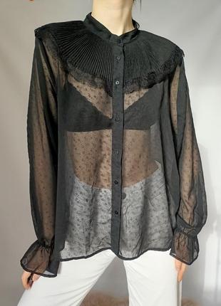 Чорна блуза zara