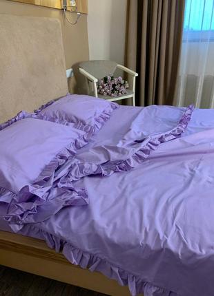 Комплект постельного белья (рюши)❤️6 фото