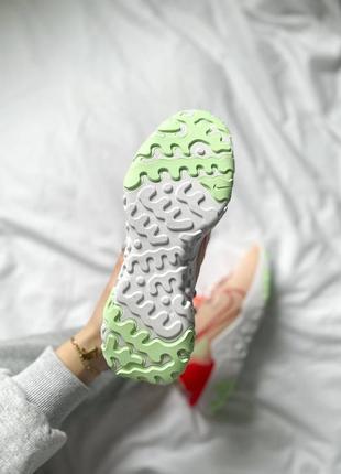 Кросівки UK9 nike react vision beige white red5 фото
