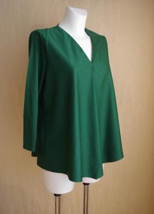 Cos, зелена блуза, р.s2 фото