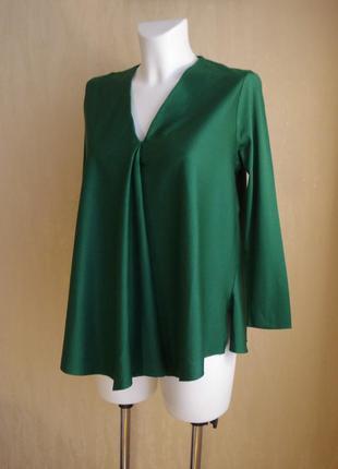 Cos, зелена блуза, р.s6 фото