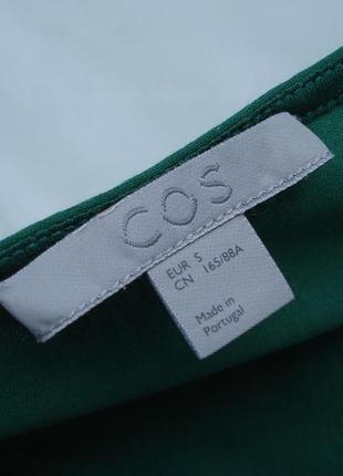 Cos, зелена блуза, р.s7 фото