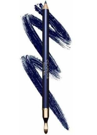 Карандаш для глаз с кистью clarins crayon khol pencil тон 03 intense blue