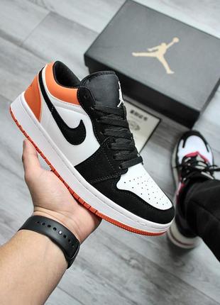 Мужские кроссовки/обувь/кеды nike air jordan orange