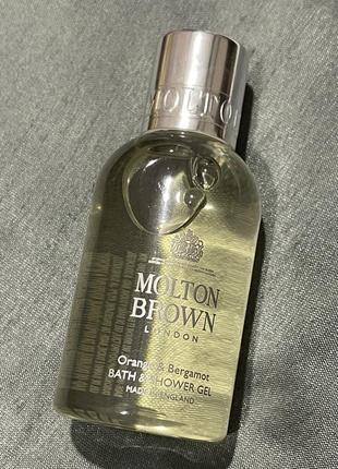 Molton brown orange &amp; bergamot shower gel/гель для душа и ванны/люксовый уход для тела