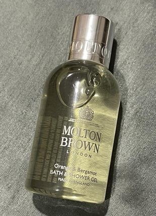 Molton brown orange & bergamot shower gel/гель для душа и ванны/люксовый уход для тела