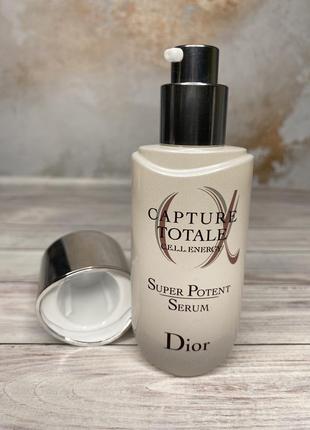 Омолаживающая сыворотка для лица dior capture totale c.e.l. l. energy super potent serum