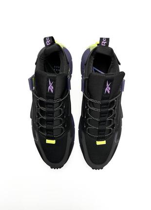 Мужские кроссовки reebok zig kinetica edge black purple5 фото